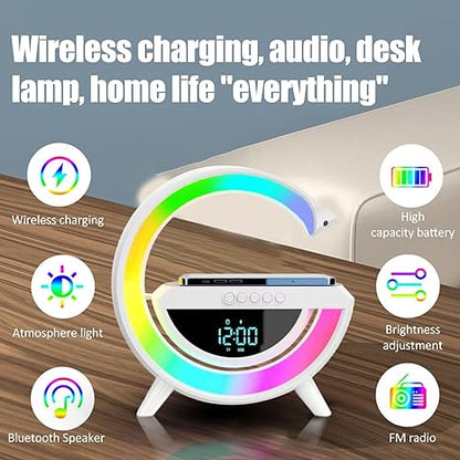 Digital Led Wireless Charging Speaker