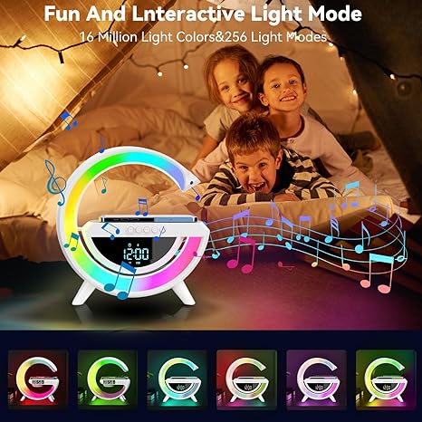 Digital Led Wireless Charging Speaker