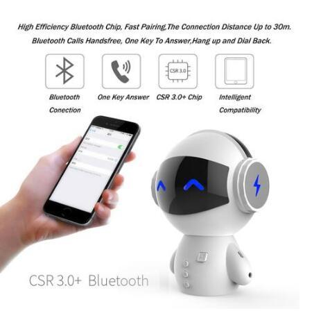 Cute Robot Speaker Bluetooth