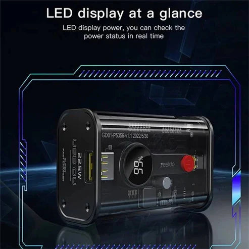 LED Display Powerbank 10,000 mAH