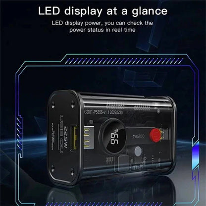 LED Display Powerbank 10,000 mAH